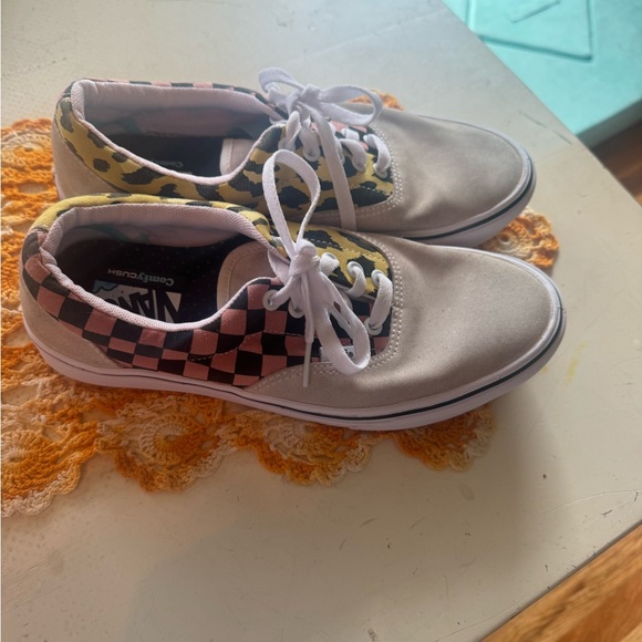 Vans Comfycush Era Mixed Media Suede Checker Leopard - Picture 4 of 5